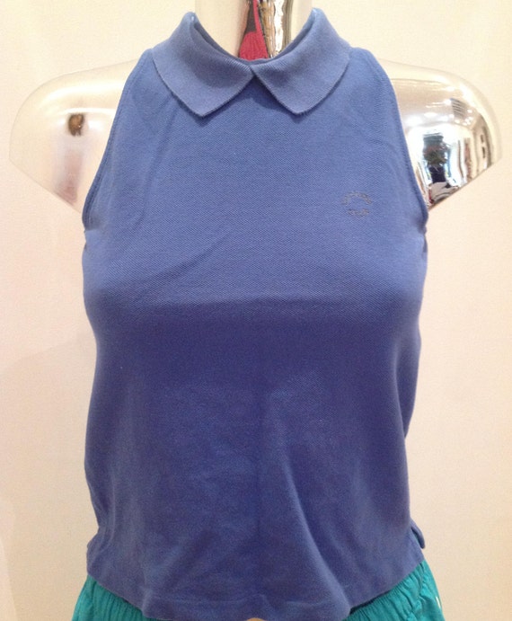 90s cacharel sleeveless polo, vintage cacharel, vi