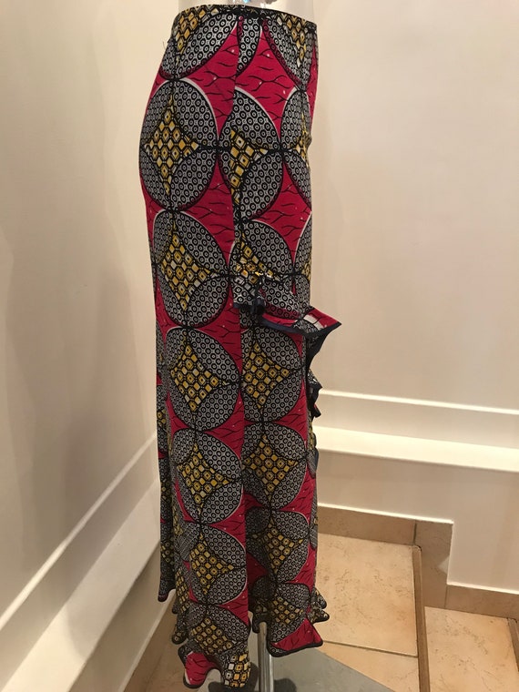 Wax pencil skirt, wax clothing, African fashion, … - image 2