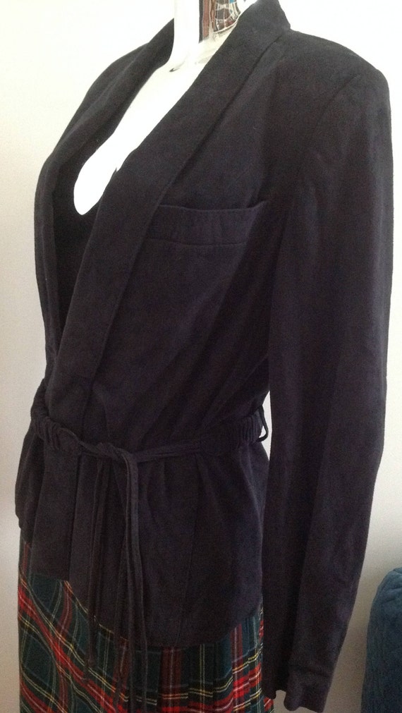 unique black suede jacket 80s, suede jacket, black