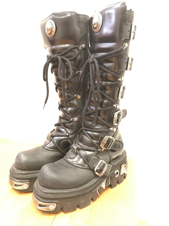 New Rock platform boots, goth boots, punk boots, b