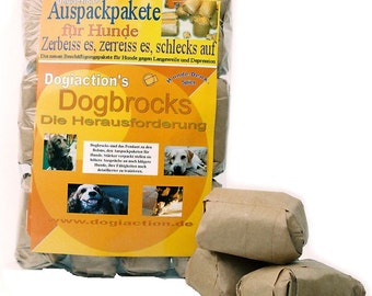 Dog toy - (1 pc.) Unpacking package Dogbrocks