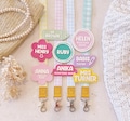 Personalized Teacher Fabric Lanyard: Custom Name Badge product logo