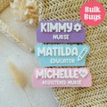 Personalised Name Badge | Name Badges | Educator | Nurse | Doctor | Teacher | Dentist | Midwife | Trainee | Cafe | Restaurant product logo