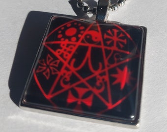 Sigil of Lucifer Pendant Necklace