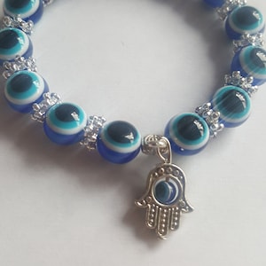Evil Eye Hand of Fatima bracelet