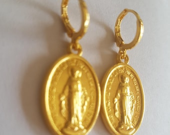 Our Lady of Guadalupe earrings