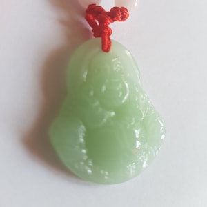 Aventurine Buddha pendant necklace