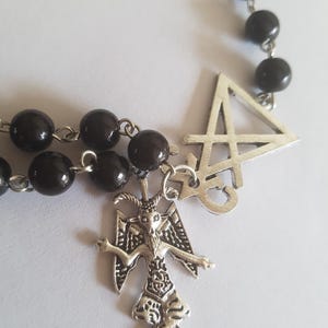 Baphomet Rosary Necklace