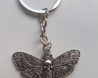 Death moth keychain
