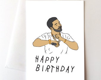 Rapper Dancing Happy Birthday Card