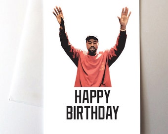 Rapper Birthday Card, Praise Meme Funny Chicago Calabasas