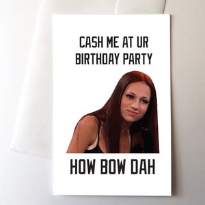 Ousside compleanno carta in contanti Me