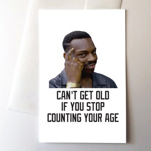 Carte d’anniversaire sans danger de rouler