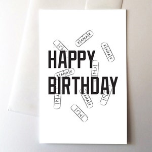Xanax Pills Birthday Card