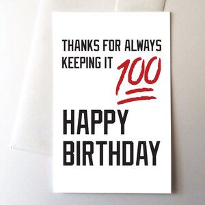 100 Emoji Birthday Card