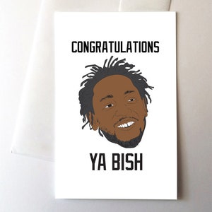 DJ Khaled, Funny Congrats Card, Congratulations you played yourself, cheeky  card, hip hop cards - 91A
