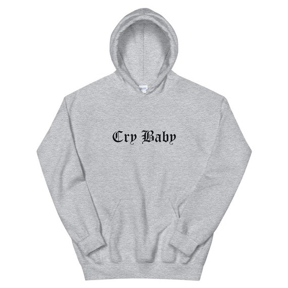 Cry baby hoodie hotsell