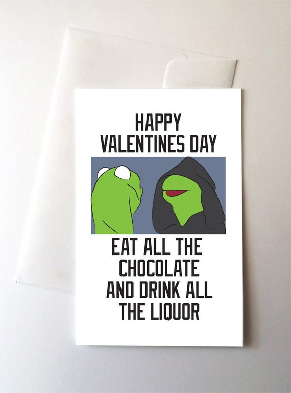 Evil Frog Happy Valentine's Day Greeting Card Meme Memes - Etsy Evil Frog Happy Valentine's Day Greeting Card Meme Memes - Etsy