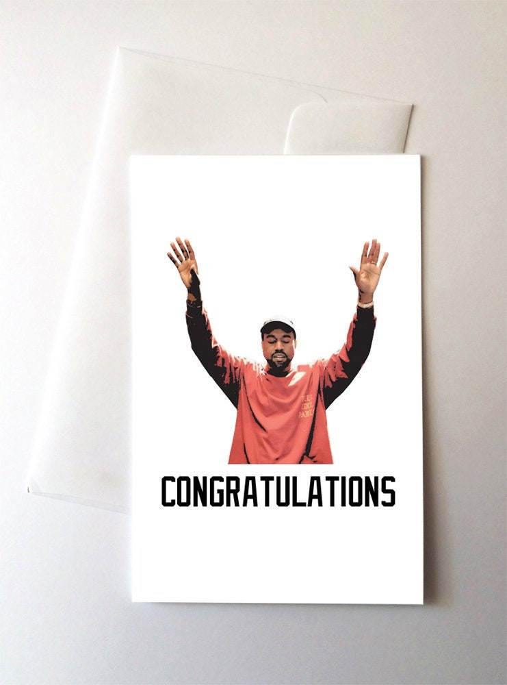 Congratulations Greeting Card Rap Rapper Graduation Funny | Etsy