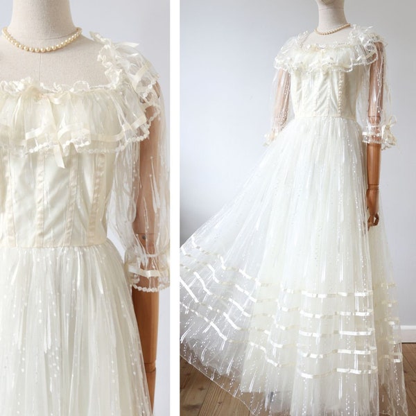 1970s Wedding Dress - Etsy UK