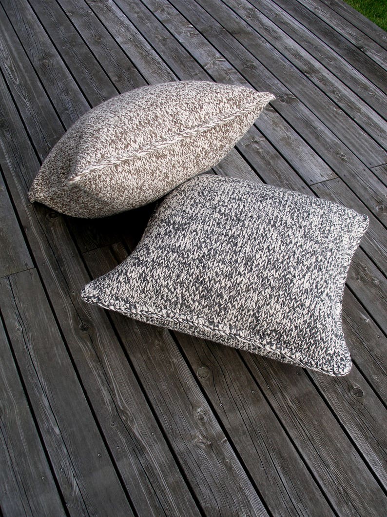 wool knit chair-ottoman-livingroom-soft wool chair-sitting bag-floor pillow-kids floor pillow-floor pouf-chunky wool-home decor