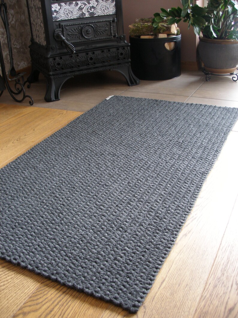 Made To Order Wool Rug Area Rugs Soft Hand Large Floor Arm Crochet Bedroom S Livingroom Nursery