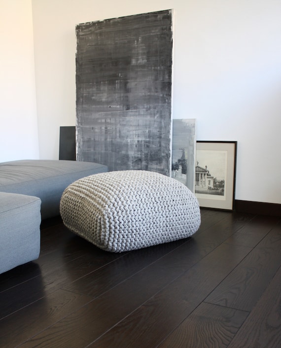 Soft sale ottoman pouf