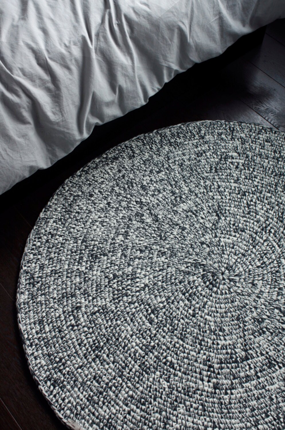 46117cm wool ruground rugssoft woolwhite gray area Etsy