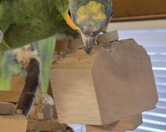 Just A Big "Chunk of BALSA" Bird Toy