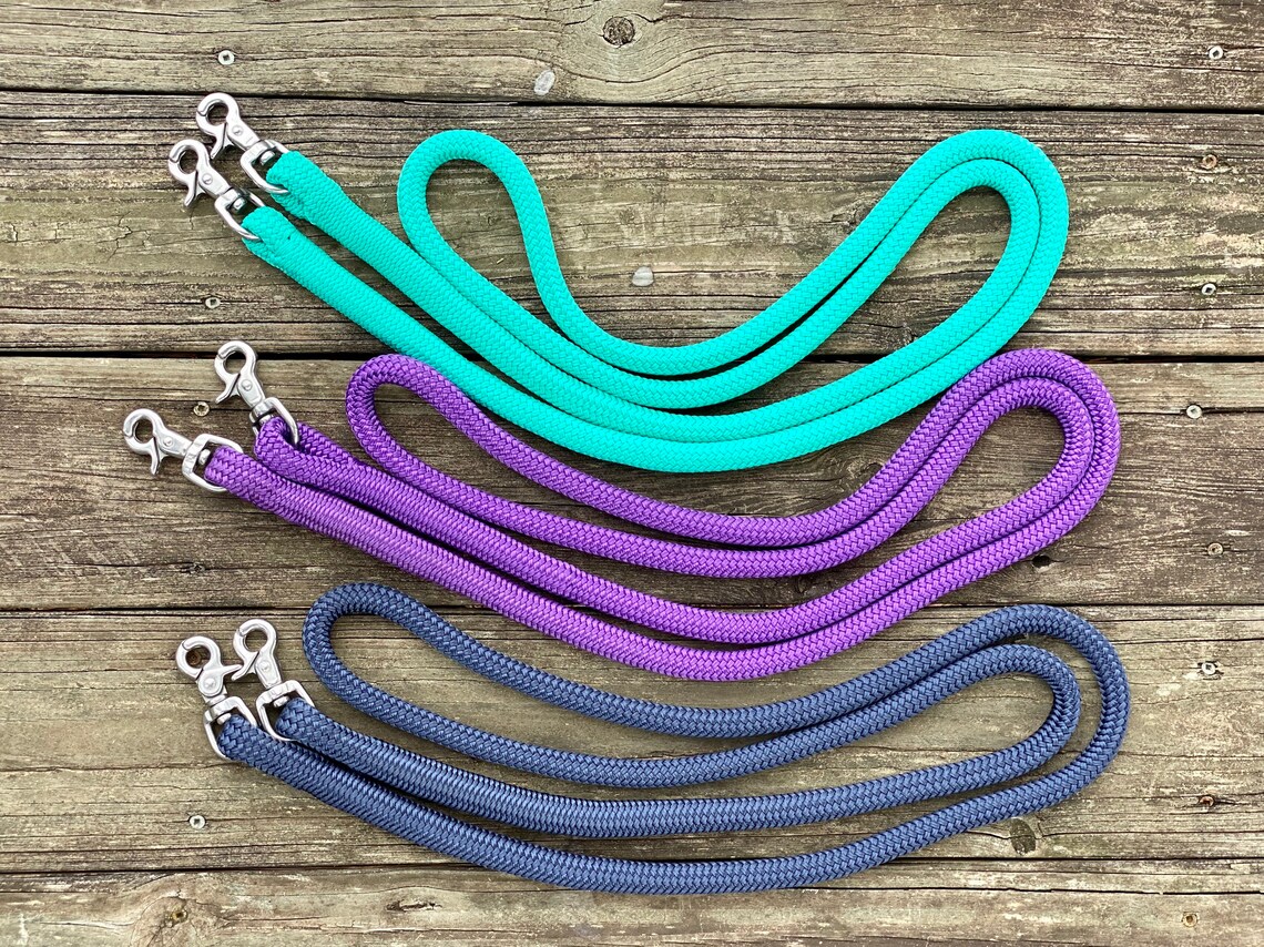Clinician Loop Reins Finesse Reins Barrel racing Yacht Etsy