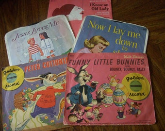 Mini Gene Aubry /'Rudolf the Red-Nosed reindeer/' LP record Dollhouse 1:12 scale