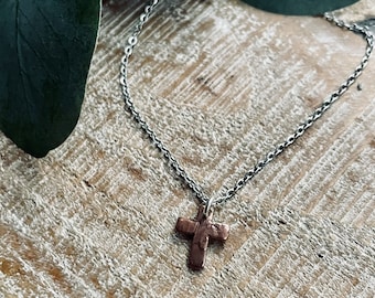 Trust Penny Necklace | Penny Jewelry | Encouragement | Scripture Jewelry | Charm Necklace | Gift for Her | Cross