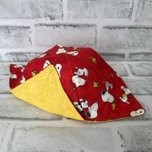Snoopy Microwave Bowl Cozy, Large Soup Bowl Cozy, Peanuts, Bowl Cozy For Microwave, Reversible, Ice Cream Holder, Hot Pad