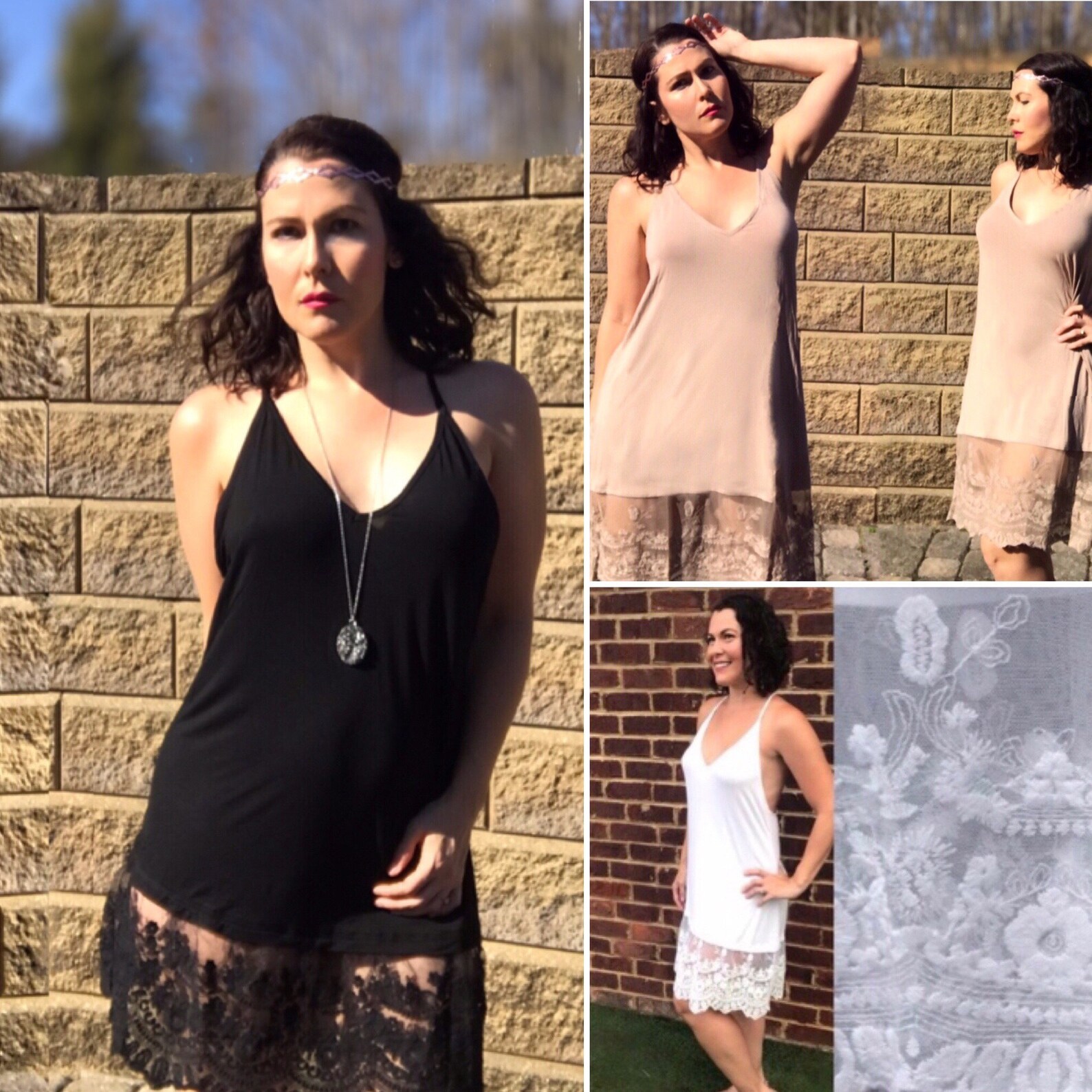 Lace Dress Extender Slip Extenders White Slip Dress Aline Etsy