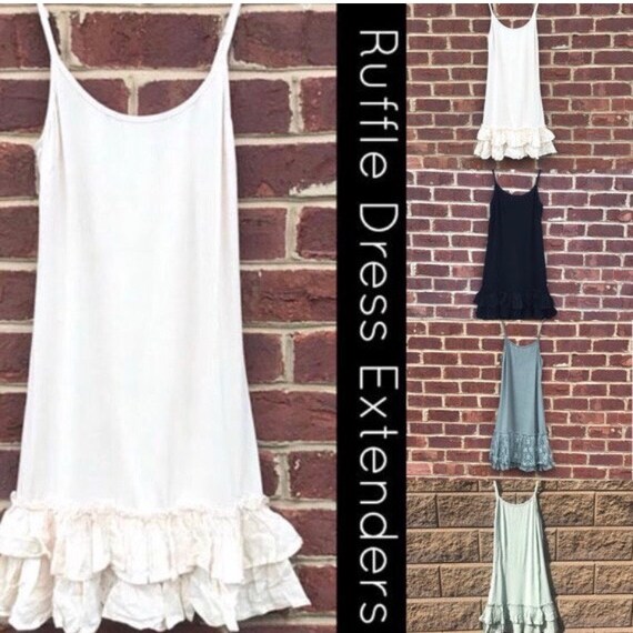 Dress Extender Lace Dress Extender Slip Layered Slip Green Etsy