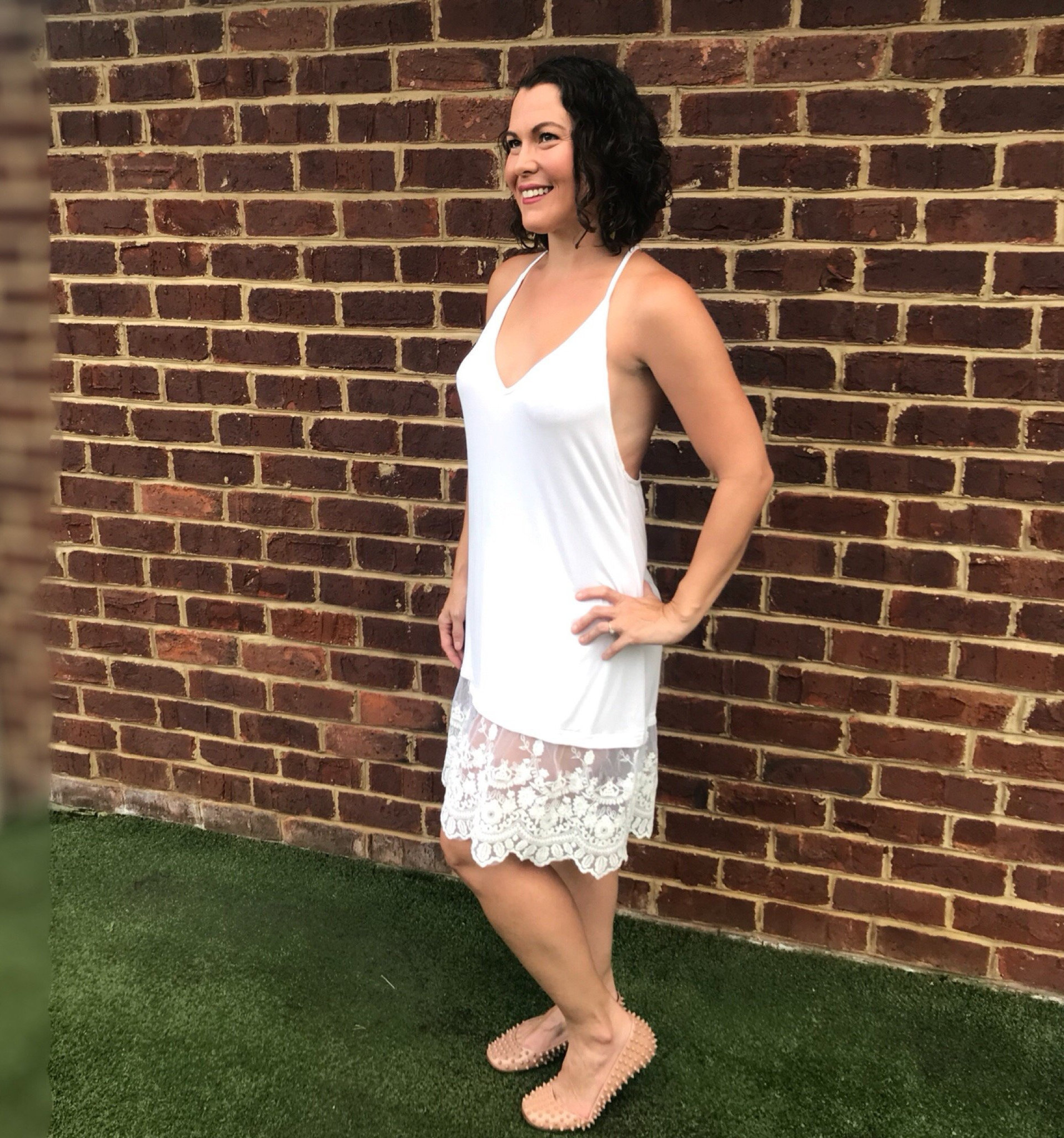 Lace Dress Extender Slip Extenders White Slip Dress Aline Etsy