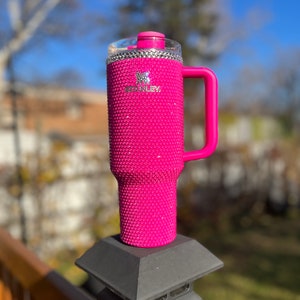 40 oz. fake stanley cup Barbie pink New w/ straw