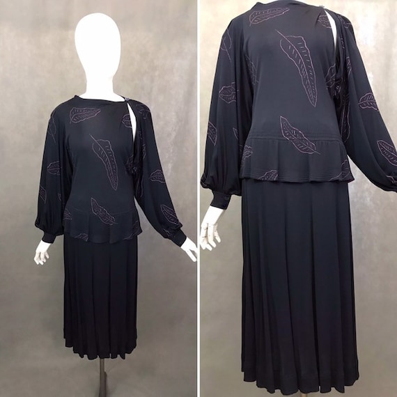 Vintage Dress | Jean Muir 1970s Dress | Rare Rayon