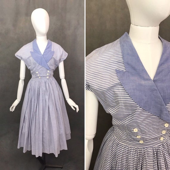 Vintage Dress | 1950s Horrockses Summer Dress | Ra