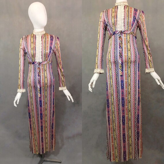 Vintage Maxi Dress | 1960's Maxi Dress by Clobber/