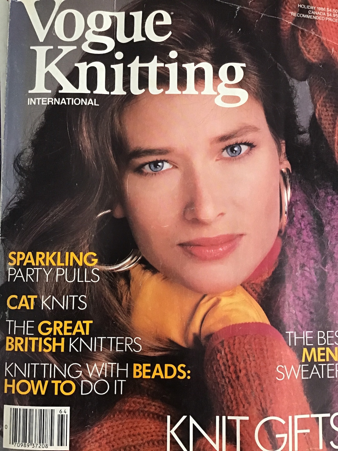 Vogue Knitting International Magazine Pattern Holiday 1986 35 Designs
