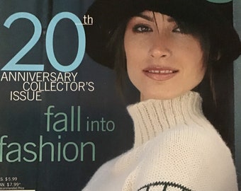 Vogue Knitting International Magazine Fall 2002 Women's Sweater, Cable Dress Cardigan - 44 Designs