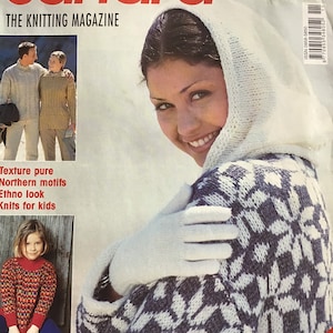 Sandra Knitting Magazine Pattern November 1999 Women’s Children’s Sweater Cardigan - 29 Designs