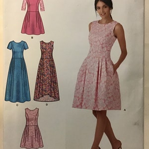 Sewing Pattern New Look 6341 Women&#39;s Dress Size 6-8-10-12-14-16-18 - Uncut Factory Folds