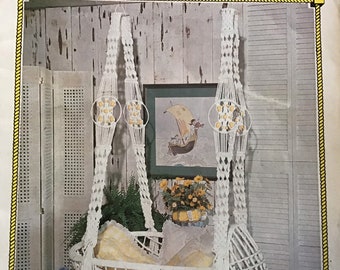 Macrame Book Juliano’s Hang it All - Plant Holder Hangers, purse Wall Hanging Curtain