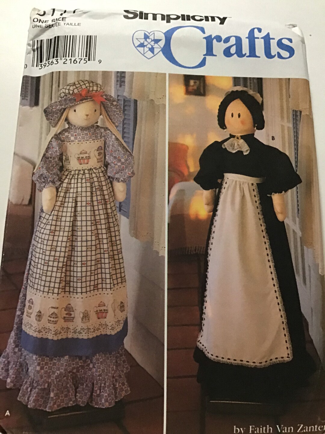 Sewing Pattern Simplicity 8177 Vacuum Cleaner Covers Bunny or Maid