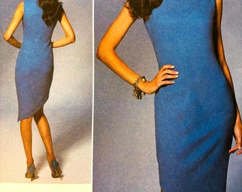 Sewing Pattern Vogue 1267 Tom & Linda Platt Women’s Close-Fitting Lined Dress  Size 8-10-12-14-16  bust 31.5-32.5-34-36-38” - Uncut FF -