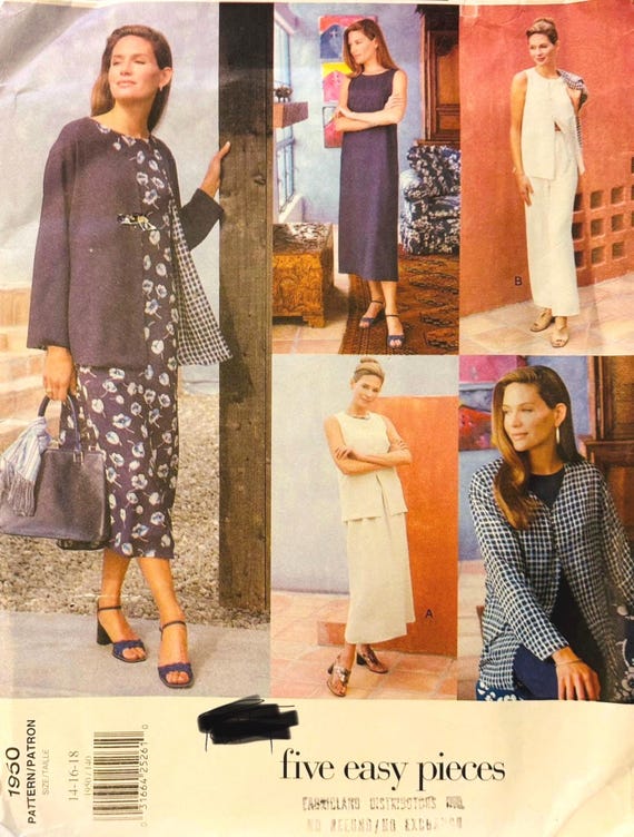 Patron de haut et jupe Vogue 1944, Mercerie en ligne - Jaspe Couture