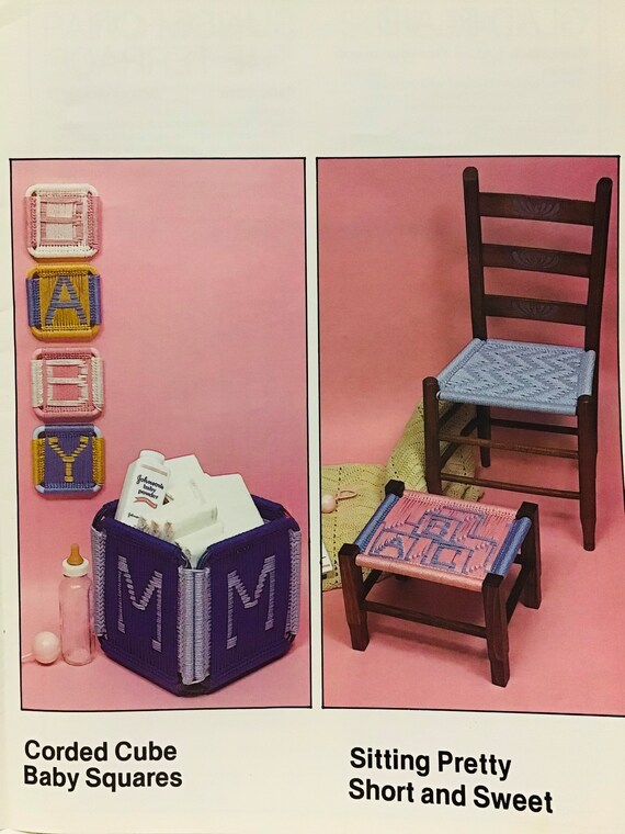 Plaid Makramee Buch - The Second Furniture Fanfare Projekte für RasenMöbel Stuhl Boden Fußhocker Liz Miller Original - Kein PDF