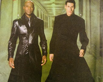 Sewing Pattern Simplicity 5386 Adult Mens’ Matrix Costume Chest 30-32, 34-36, 38-40, 42-44” XS-XL  - Envelope shelfwear